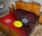 aboriginal-premium-quilt-indigenous-circle-dot-painting-style