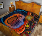 1st-australia-premium-quilt-aboriginal-mother-and-son-foot