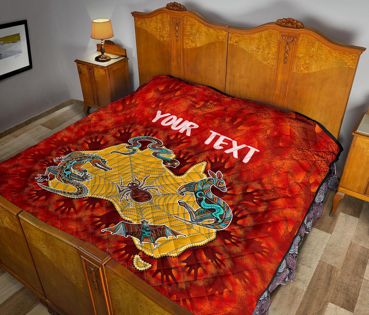 custom-aboriginal-premium-quilt-australia-map-hand-patterns-spider-web