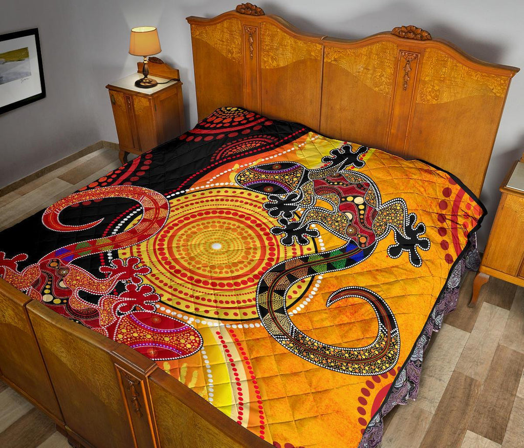 aboriginal-premium-quilt-couple-aboriginal-lizards