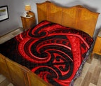 new-zealand-maori-mangopare-premium-quilt-polynesian-red