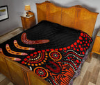 aboriginal-premium-quilt-aboriginal-boomerangs-with-dot-painting-pattern