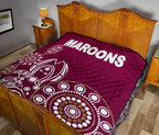 queensland-premium-quilt-maroons-simple-indigenous