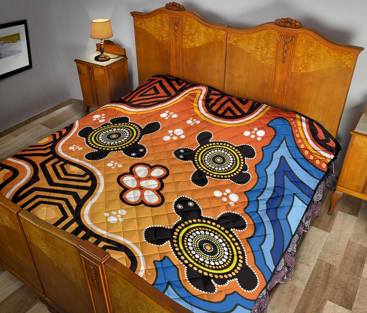 aboriginal-premium-quilt-indigenous-art-patterns-ver04