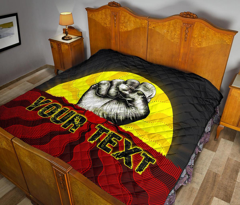 custom-aboriginal-premium-quilt-black-lives-matter-sun-dot-painting