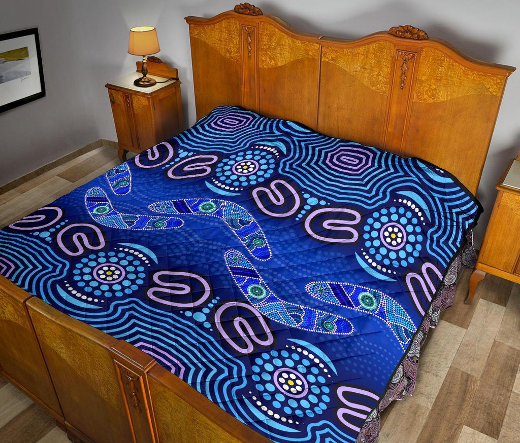 aboriginal-premium-quilt-boomerangs-and-dot-painting-art-ver02