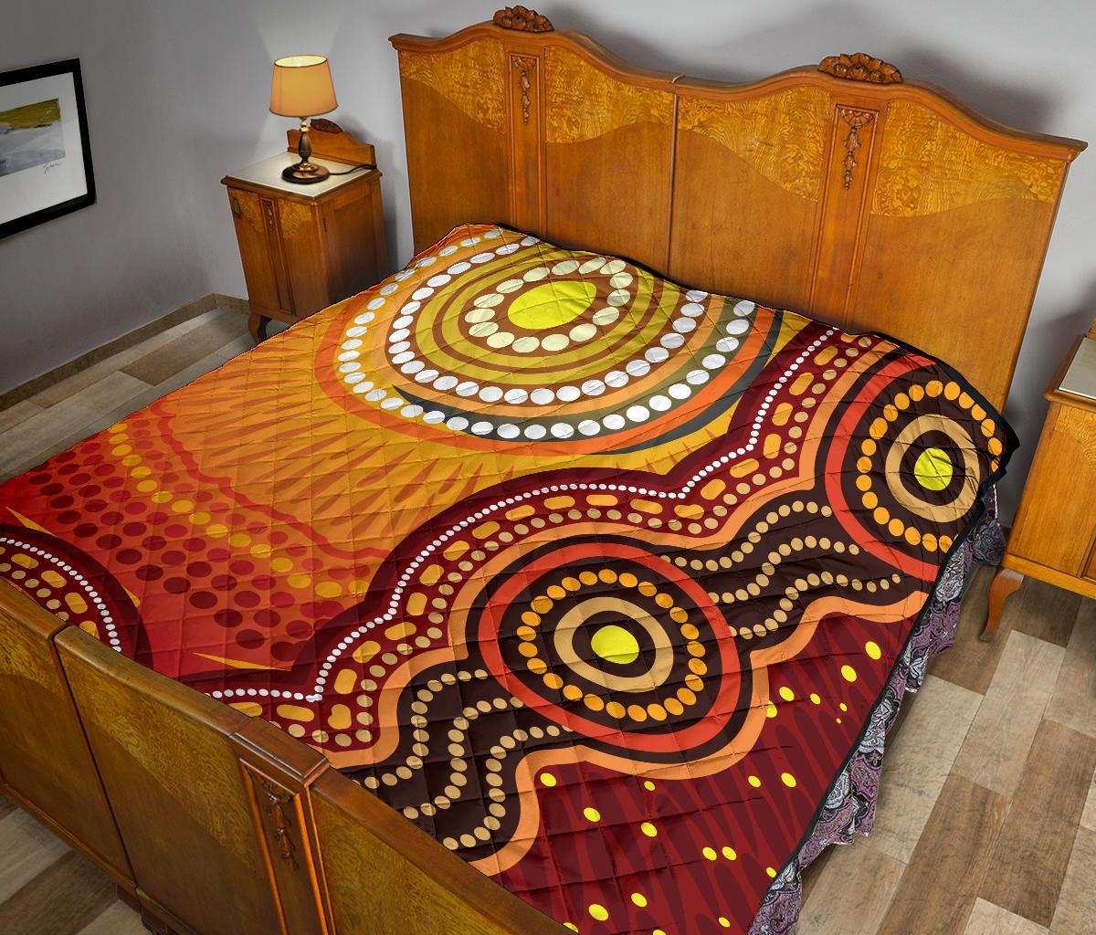aboriginal-premium-quilt-sunrise-aboriginal-art