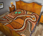 aboriginal-premium-quilt-indigenous-emu-vintage-stye