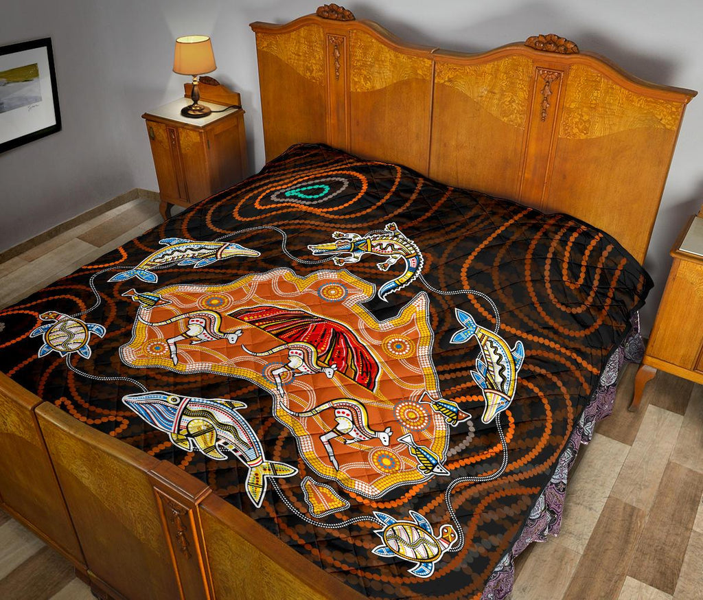 premium-quilt-australia-map-aboriginal-animals-quilt