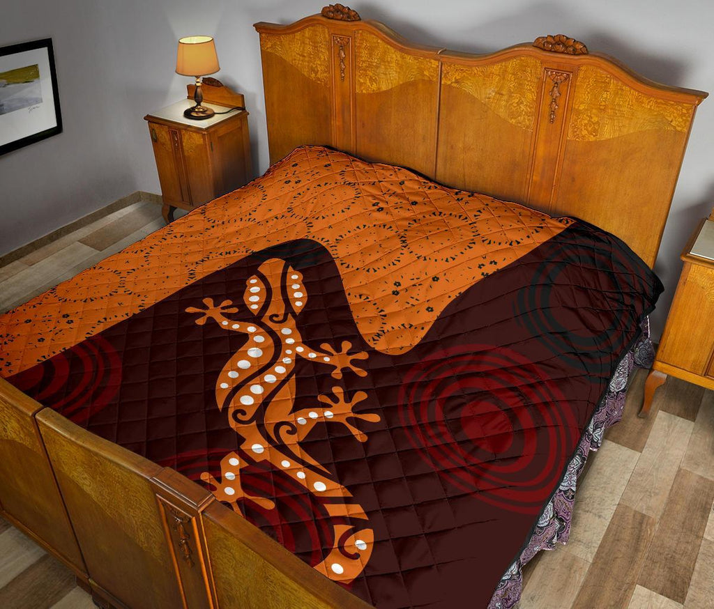 aboriginal-premium-quilt-lizard-in-aboriginal-dreaming