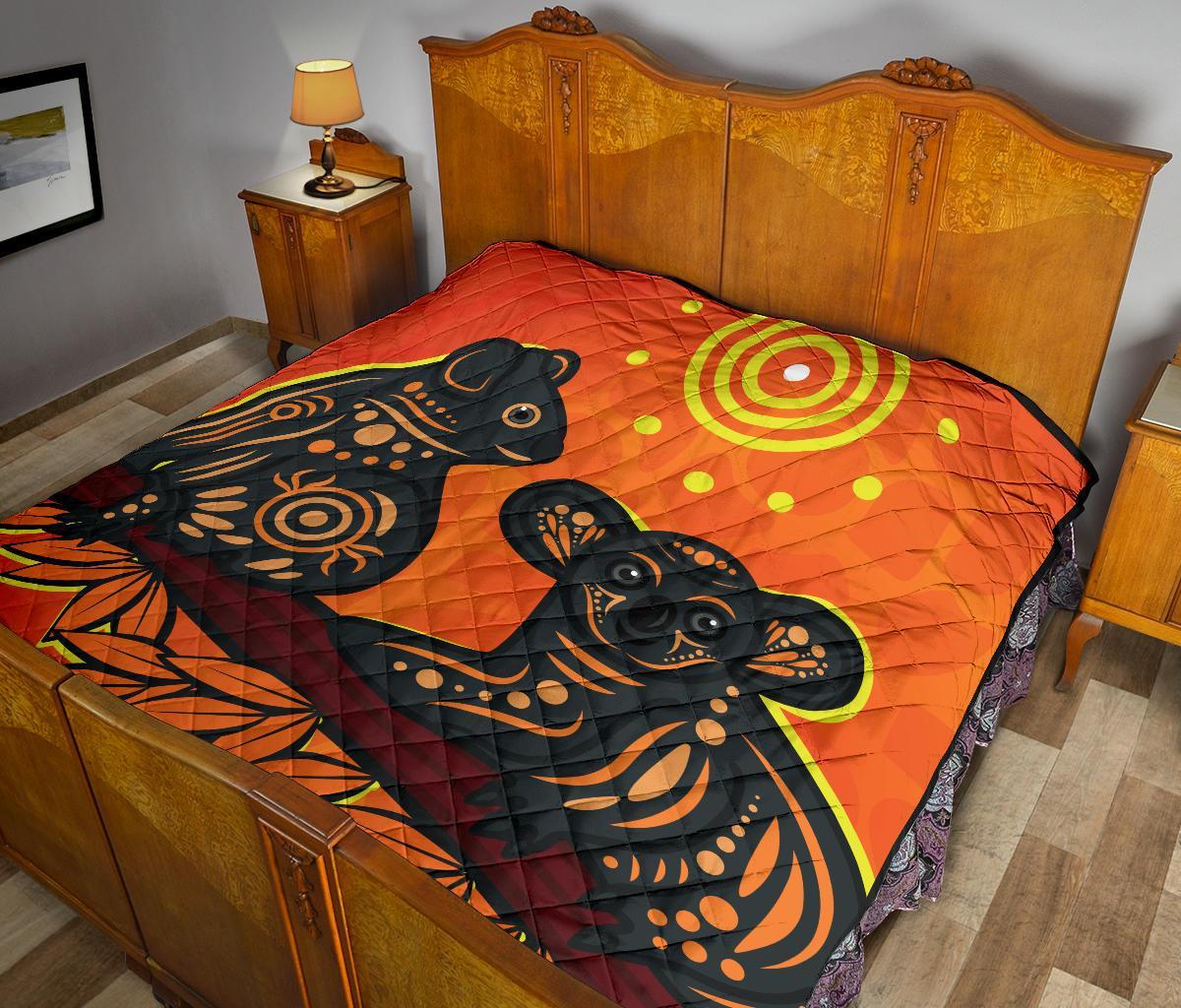 aboriginal-premium-quilt-aboriginal-dot-painting-art