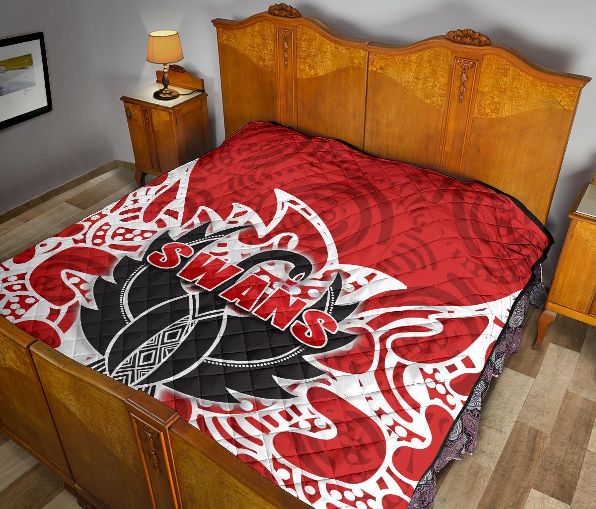 sydney-premium-quilt-simple-indigenous-swans