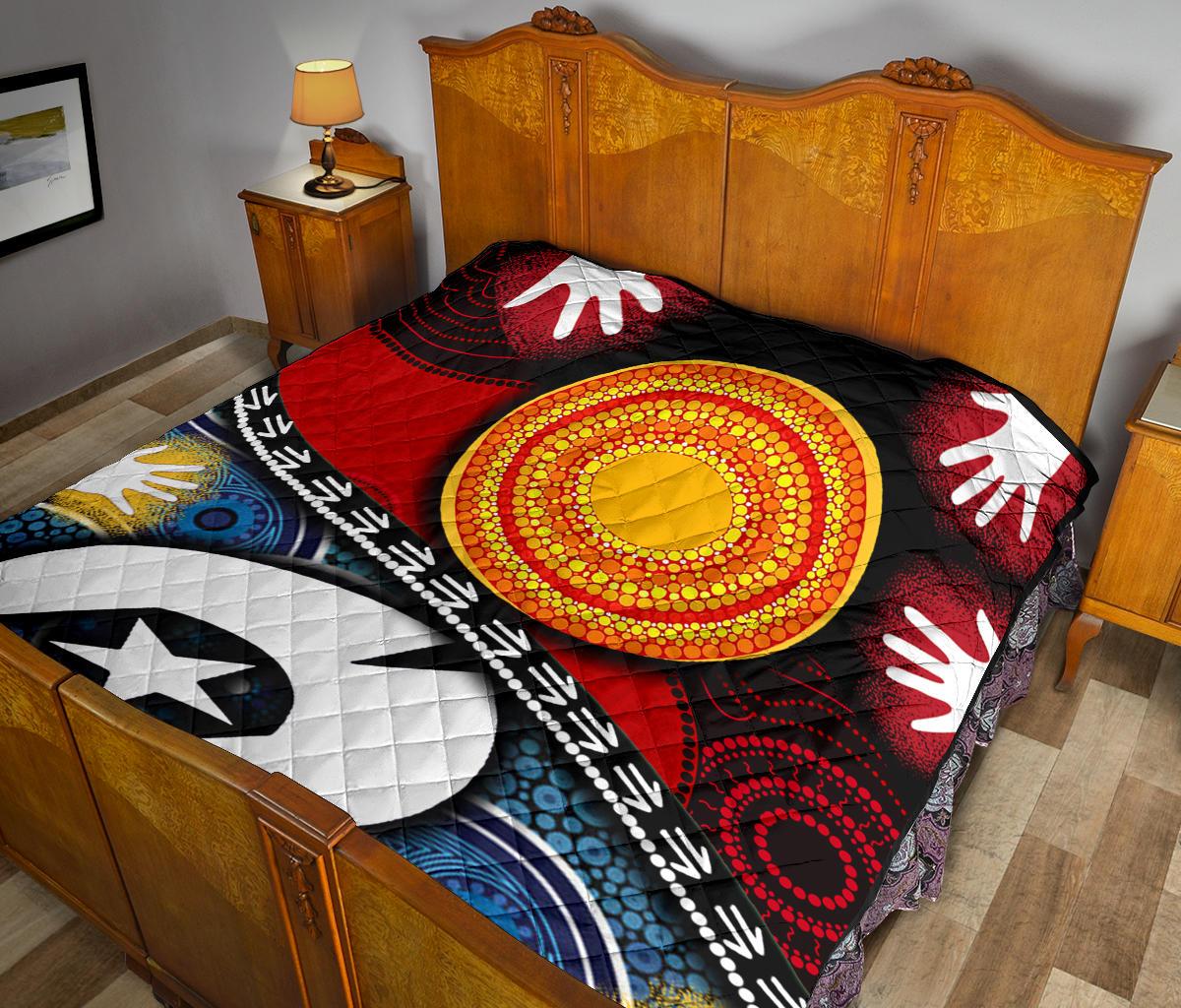 1saustralia-premium-quilt-australian-naidoc-aboriginal-and-torres-strait-island-flags