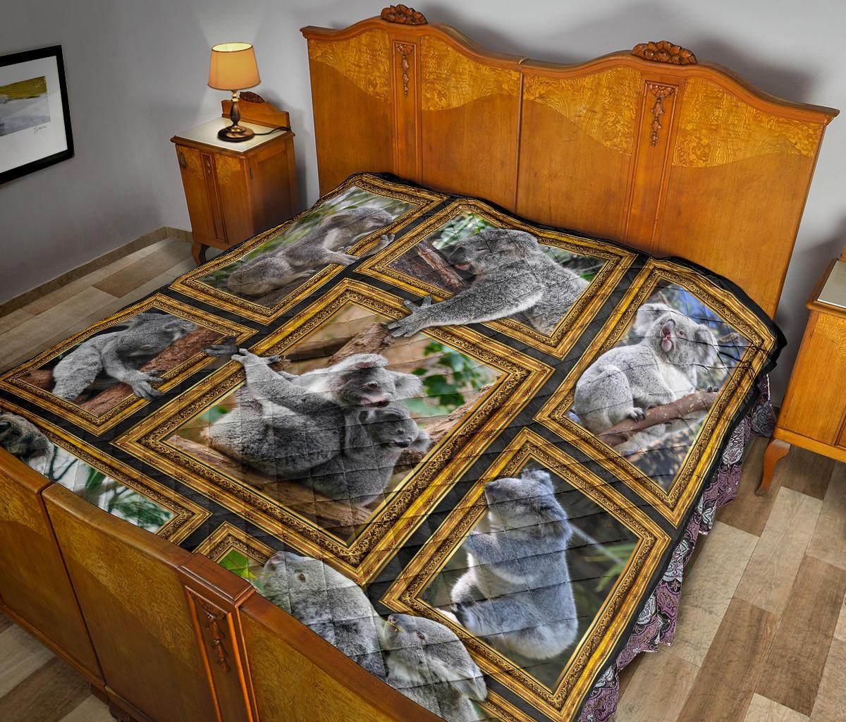 premium-quilt-koala-quilt-3d-frame