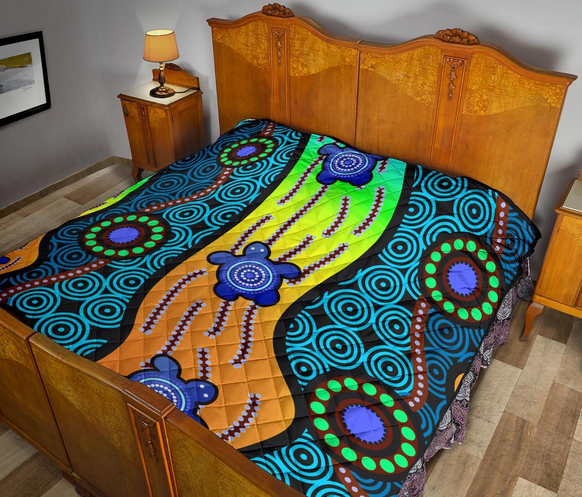 premium-quilt-aboriginal-turtle