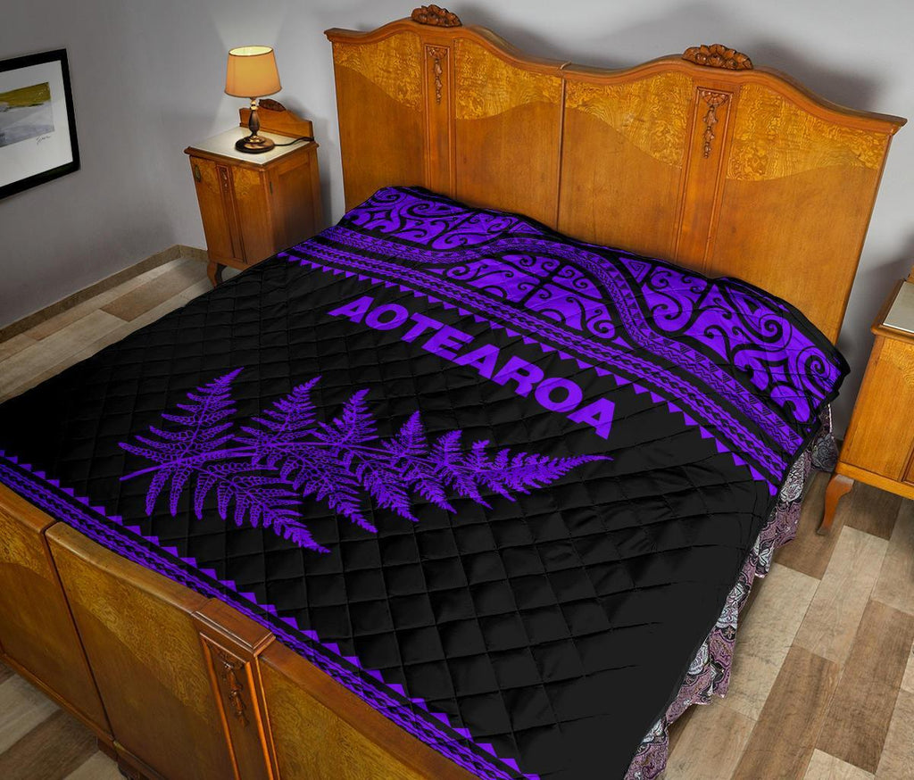 aotearoa-new-zealand-maori-premium-quilt-silver-fern-purple