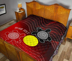 custom-aboriginal-premium-quilt-indigenous-circle-dot-painting-style