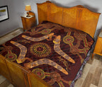 aboriginal-premium-quilt-kangaroo-boomerang-and-snake-dot-painting