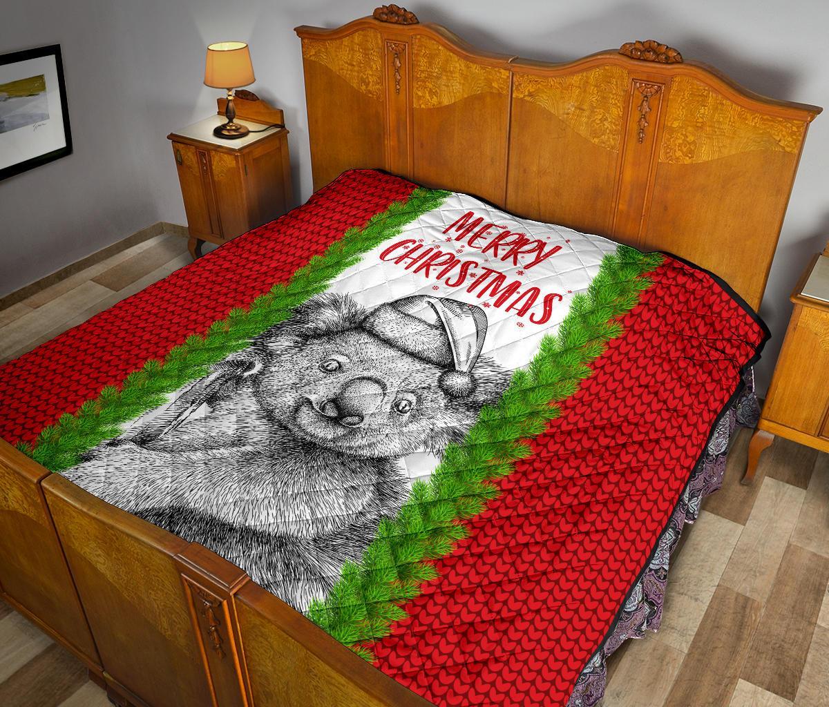 christmas-premium-quilt-merry-christmas-koala