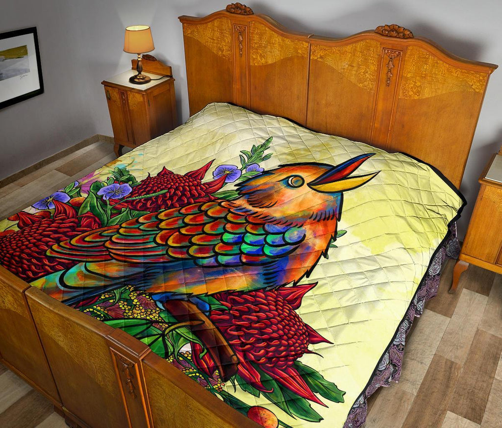 premium-quilt-australia-kookaburra-with-waratah