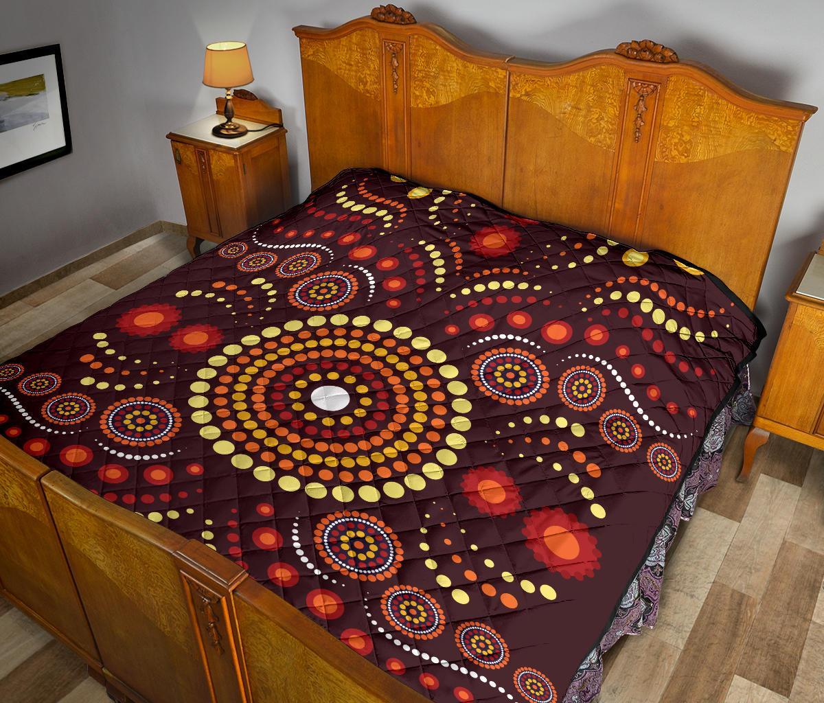 aboriginal-premium-quilt-indegenous-dot-painting-art