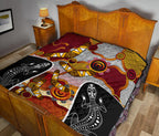 premium-quilt-aboriginal-dot-painting-lizard-quilt