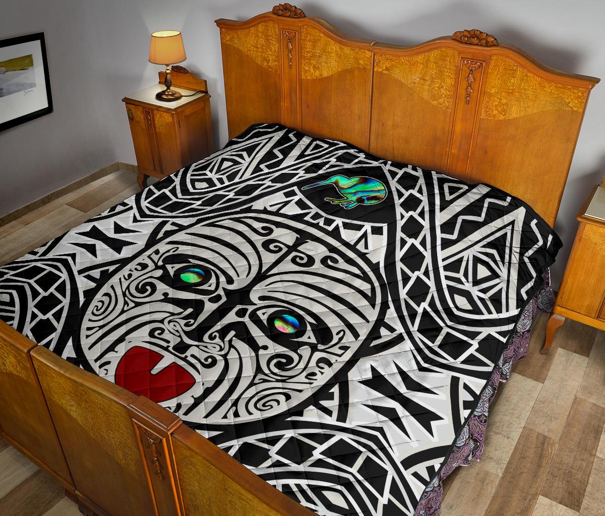 integrity-maori-ta-moko-premium-quilt-kiwi-and-paua