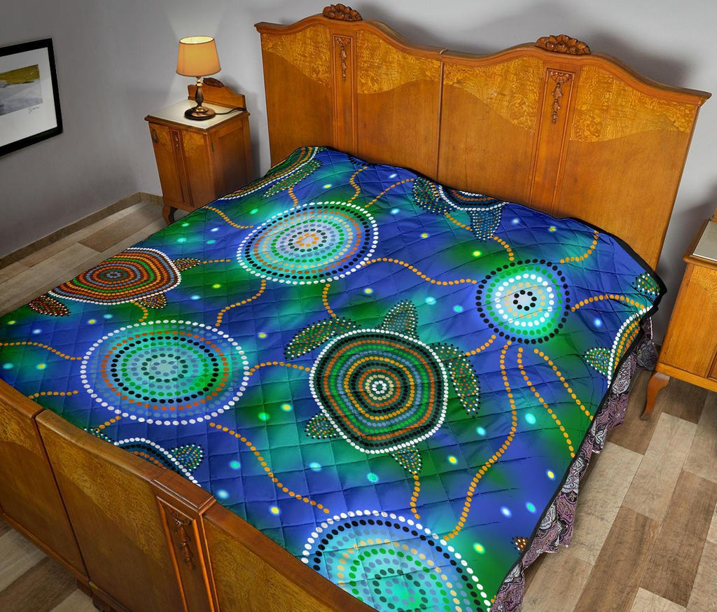 aboriginal-premium-quilt-indigenous-turtle-dreaming
