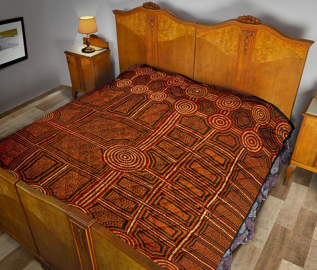 aboriginal-premium-quilt-australia-aboriginal-art-golden-farm