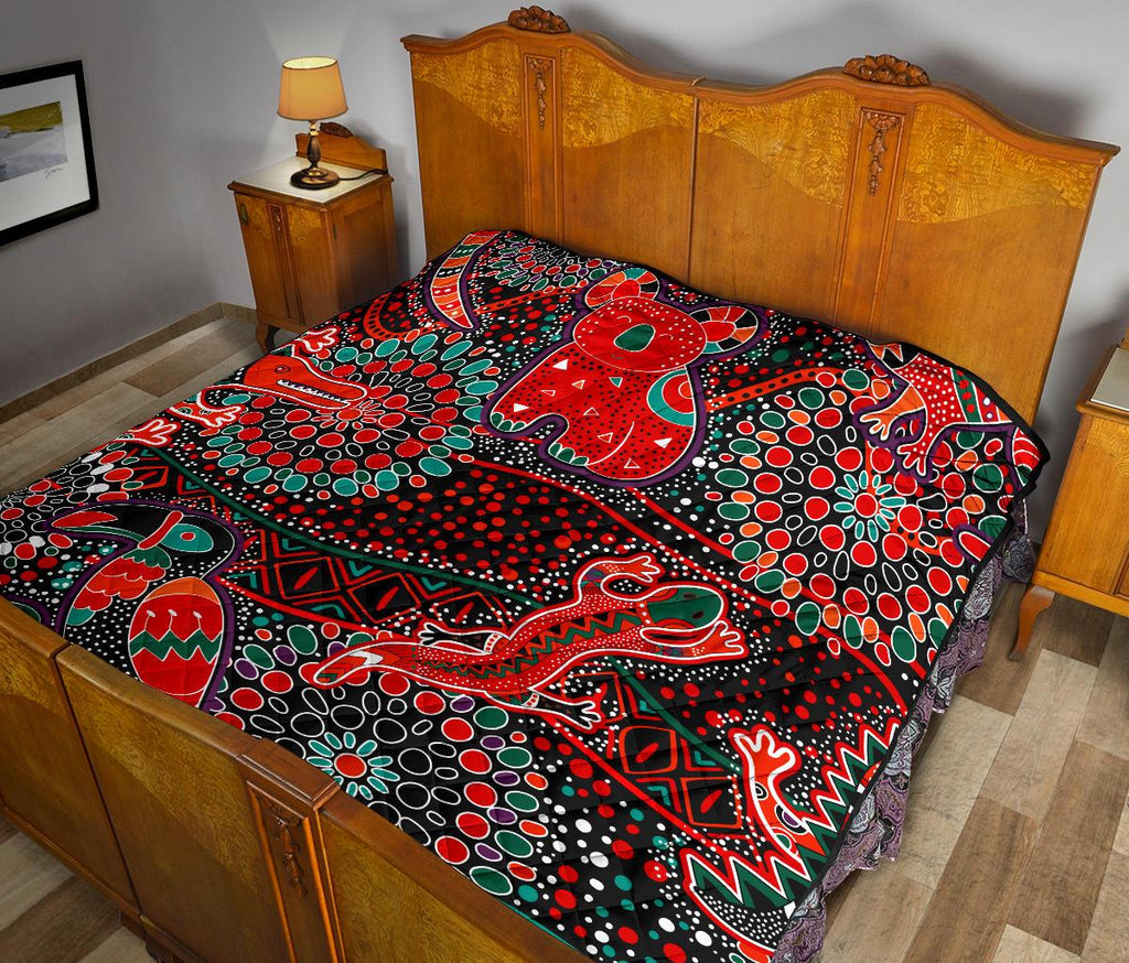 quilts-aboriginal-animal-dot-acrylic-paint