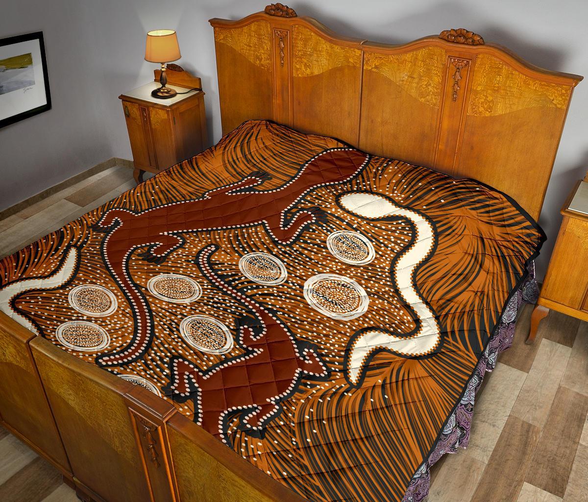 aboriginal-area-rug-indigenous-brown-lizard-and-white-snake