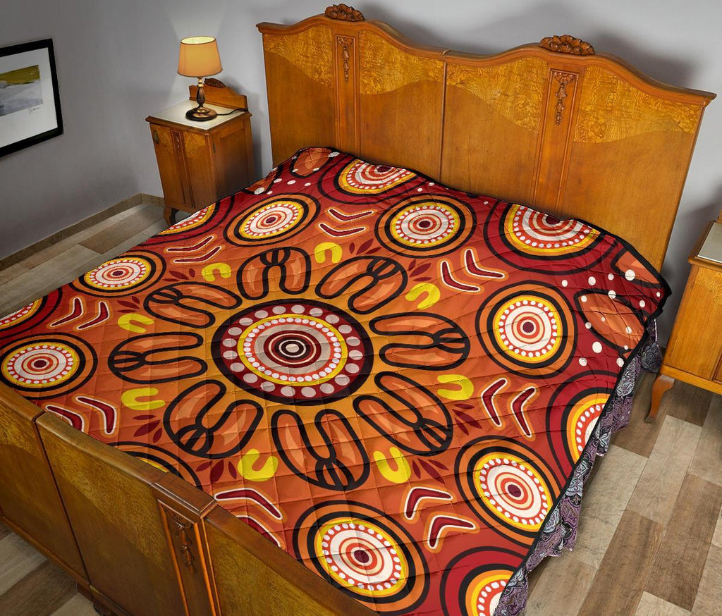 aboriginal-premium-quilt-circle-flowers-patterns-ver01