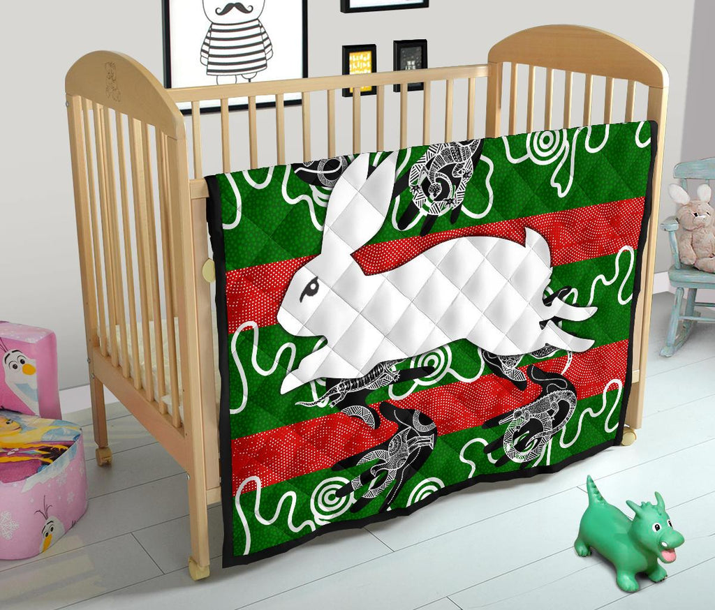 rabbitohs-premium-quilt-animals-aboriginal