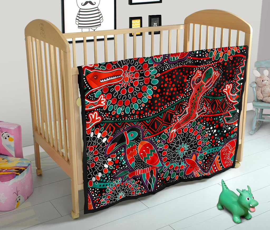 quilts-aboriginal-animal-dot-acrylic-paint