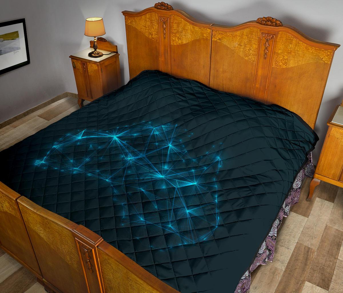 premium-quilts-australia-map-coverlets-glowing
