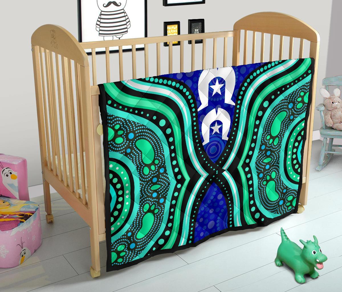 torres-strait-personalised-premium-quilt-torres-strait-symbol-and-aboriginal-patterns
