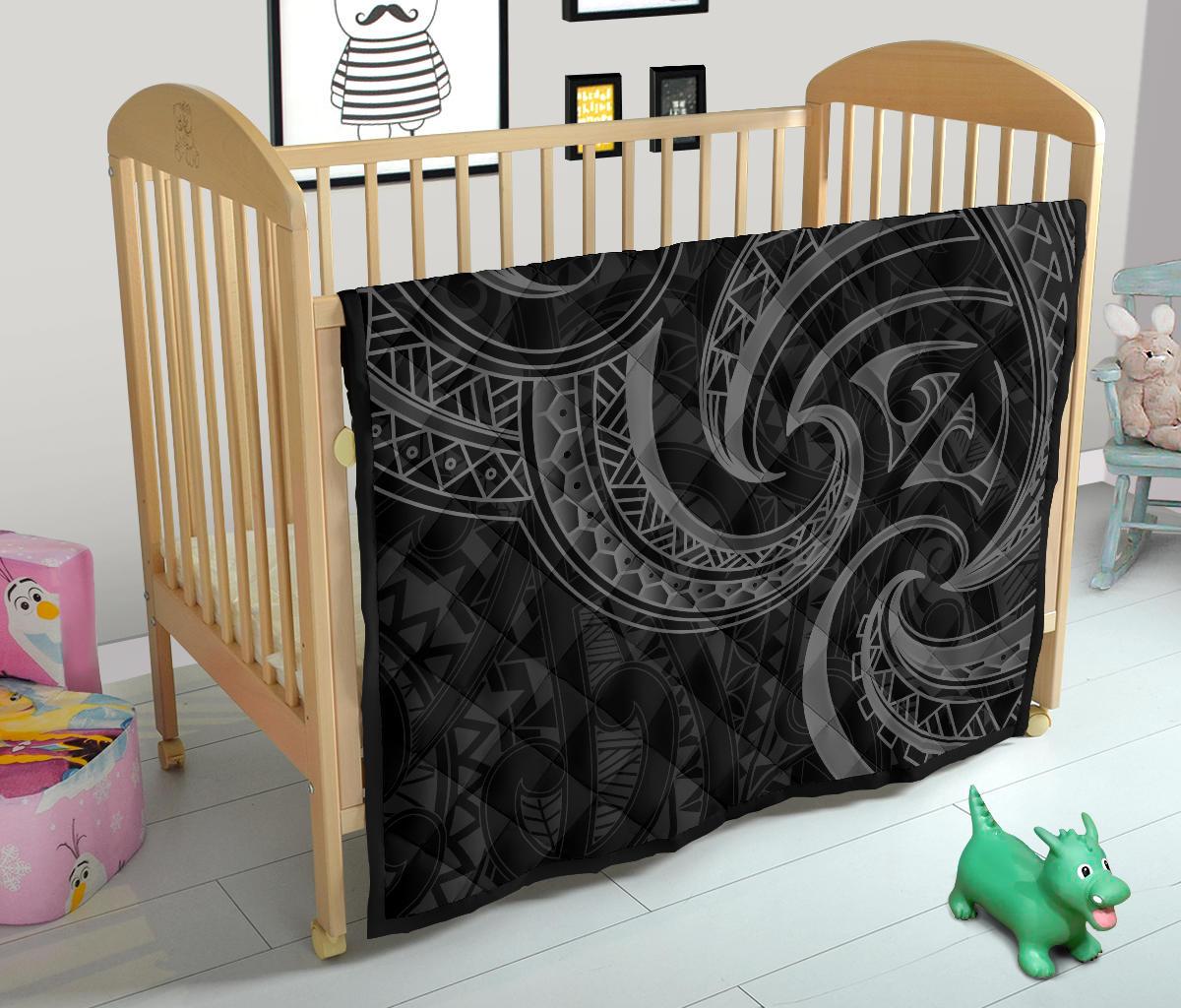 new-zealand-maori-mangopare-premium-quilt-polynesian-black