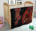 aboriginal-premium-quilt-aboriginal-lizard-with-dot-painting-pattern