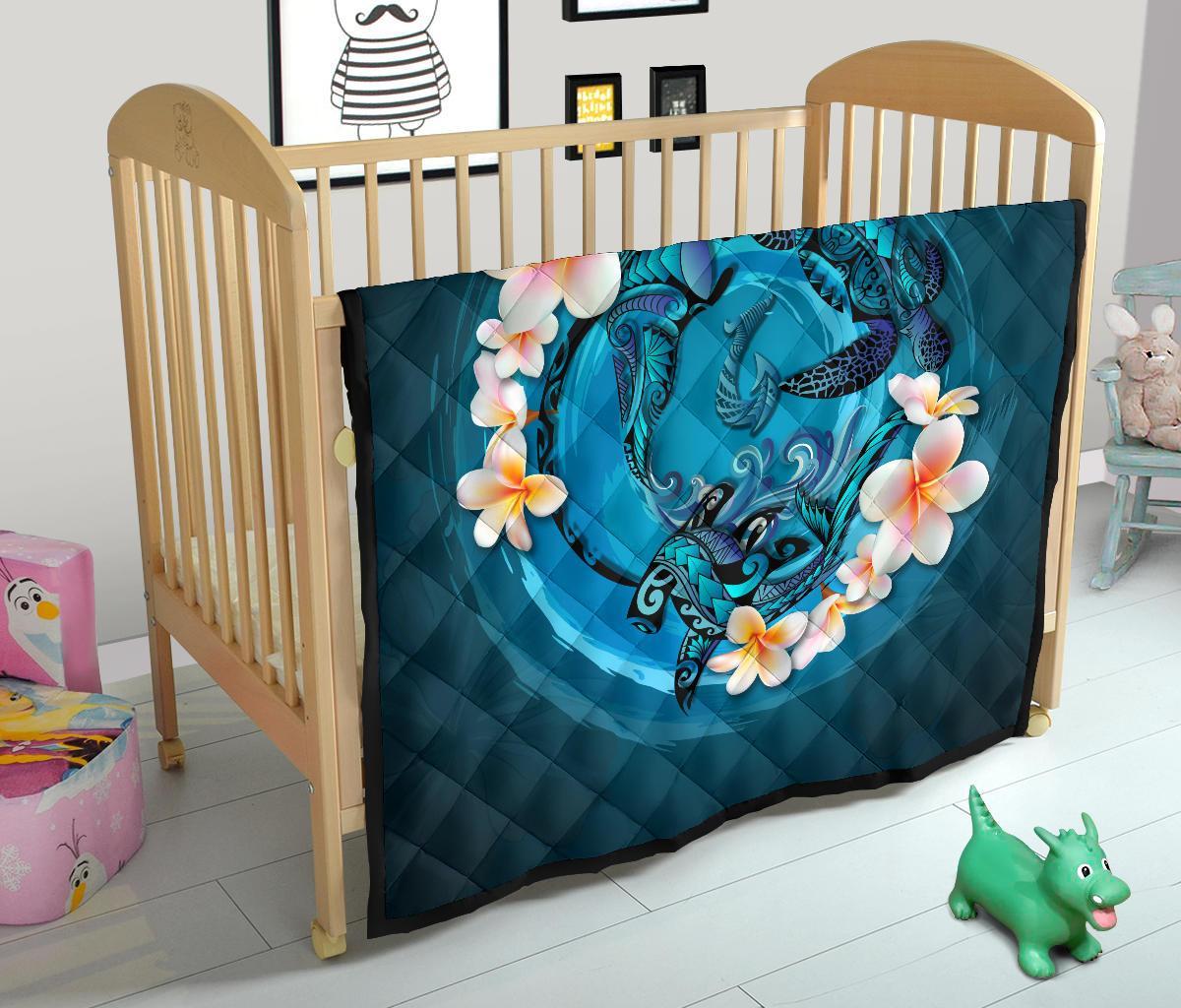 new-zealand-premium-quilt-blue-plumeria-animal-turtle-tattoo