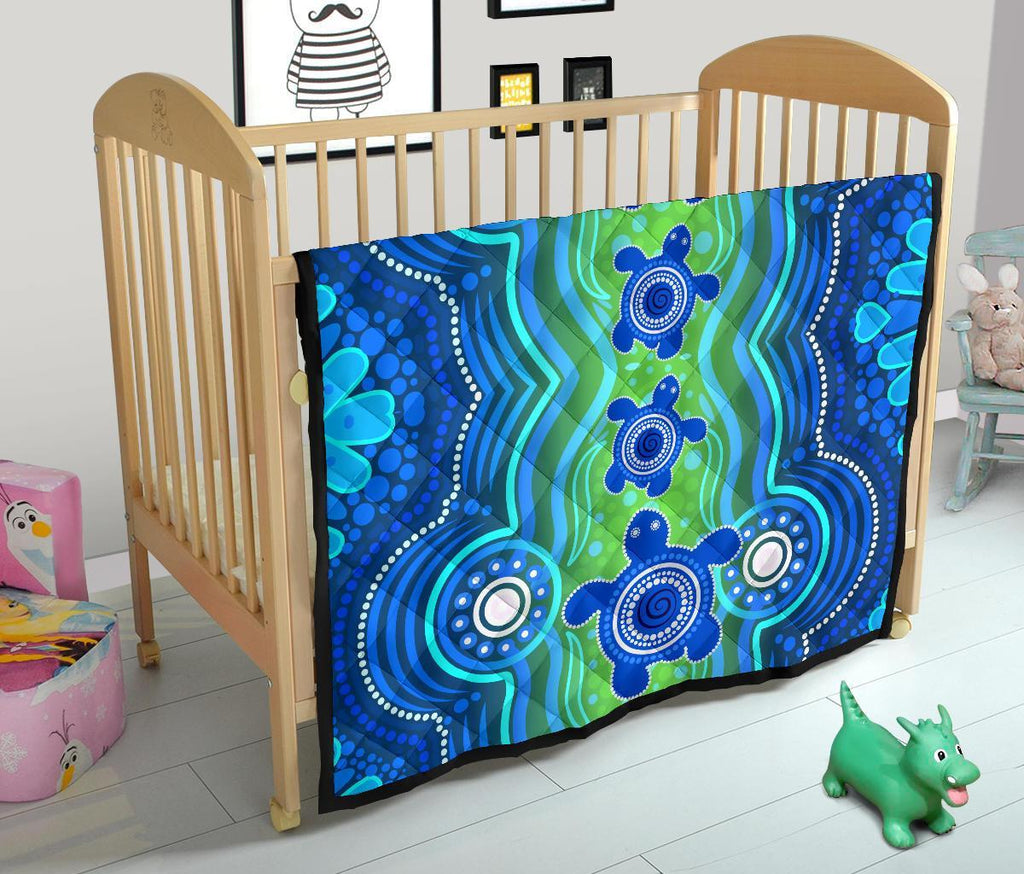 1staustrali-aboriginal-premium-quilt-aboriginal-turtle-family