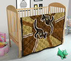 aboriginal-premium-quilt-australia-kangaroo-brown-dot-painting