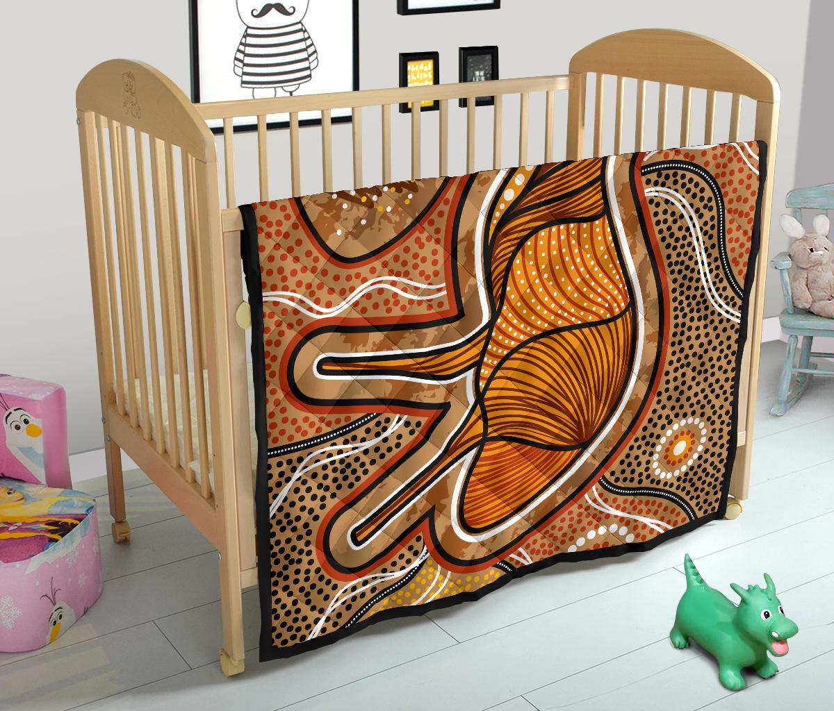 aboriginal-premium-quilt-indigenous-emu-vintage-stye