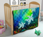 custom-text-aboriginal-premium-quilt-indigenous-turtle-ocean-dot-painting-art