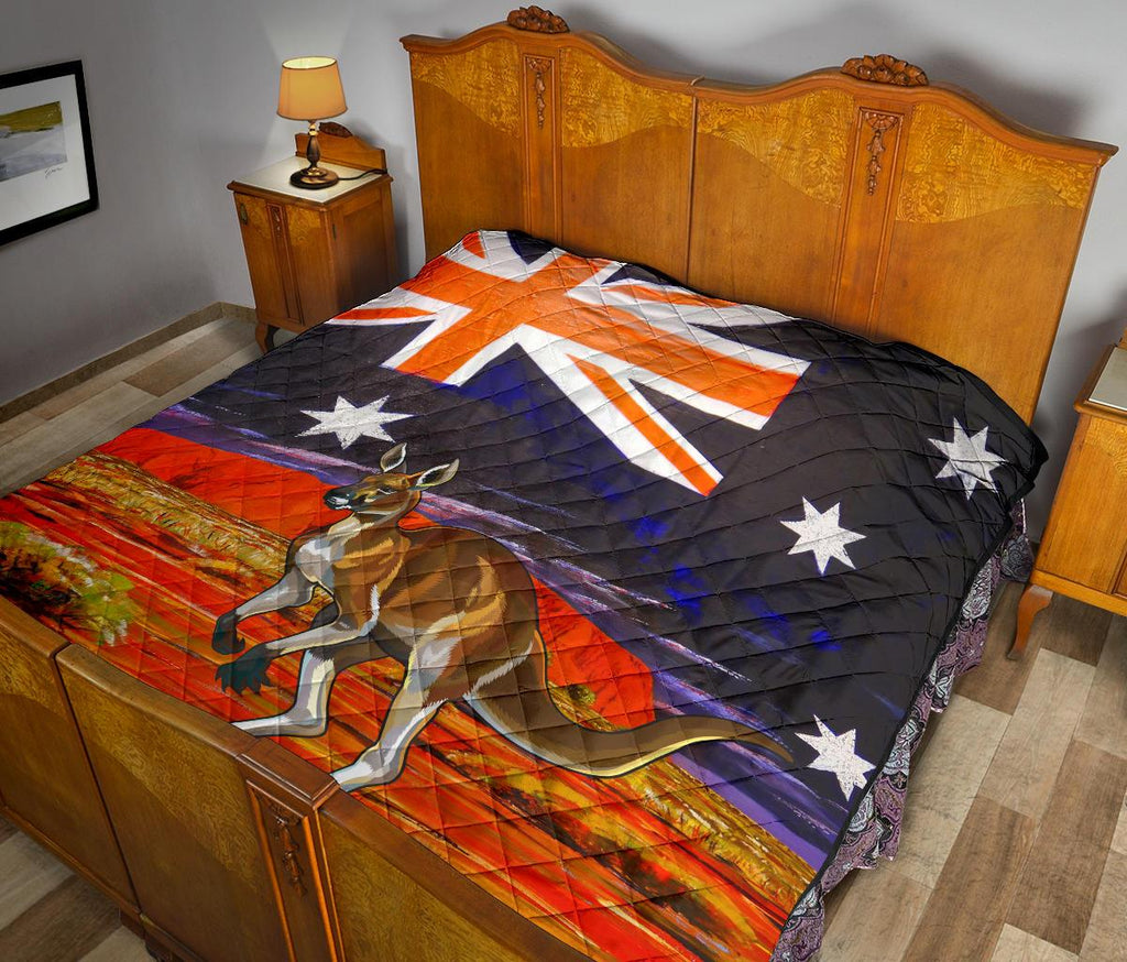 premium-quilts-kangaroo-quilts-aus-flag-uluru-landscape-art
