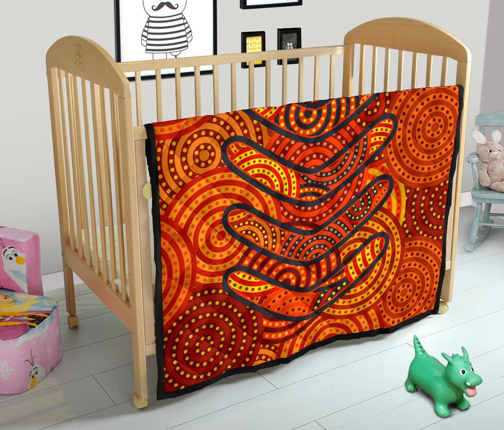 aboriginal-premium-quilt-aboriginal-boomerangs-and-dot-circle