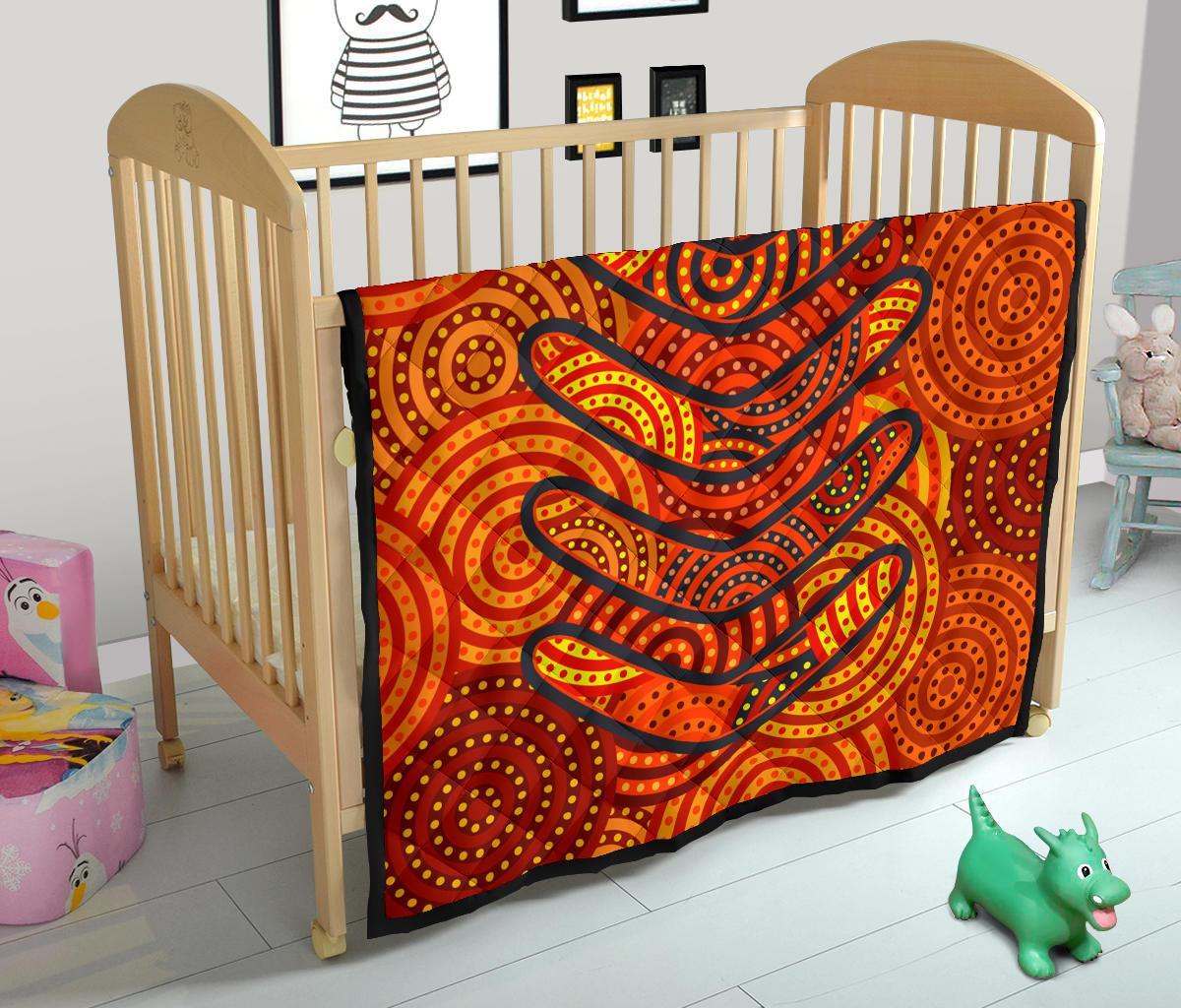 aboriginal-premium-quilt-aboriginal-boomerangs-and-dot-circle