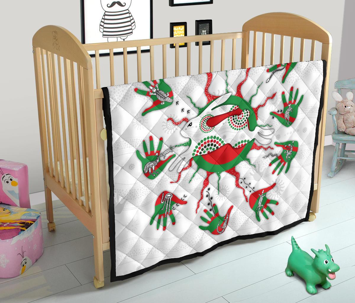rabbitohs-indigenous-premium-quilt-animals-aboriginal