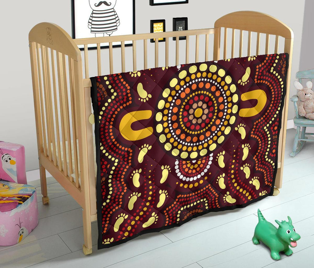 aboriginal-premium-quilt-indigenous-circle-footprint