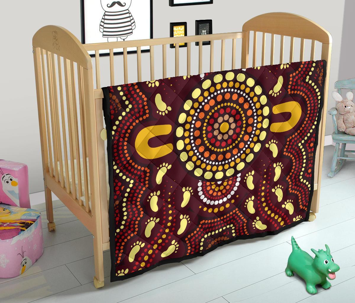 aboriginal-premium-quilt-indigenous-circle-footprint