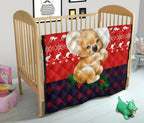 christmas-premium-quilts-koala-coverlets-kangaroo-symbol-snowflakes